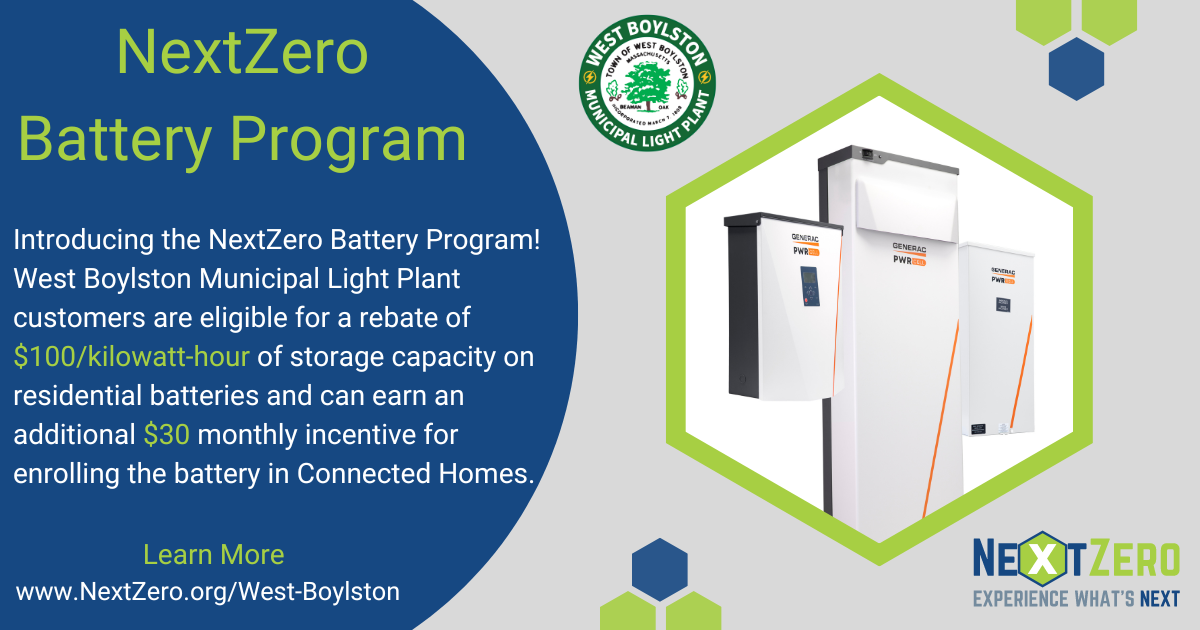 NextZero Home Battery Program Flyer image